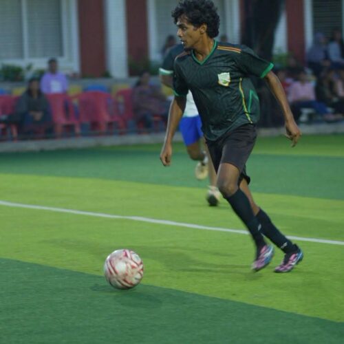 Football on the turf
